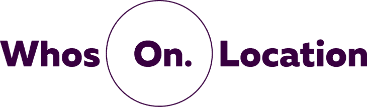 Whos on location logo.
